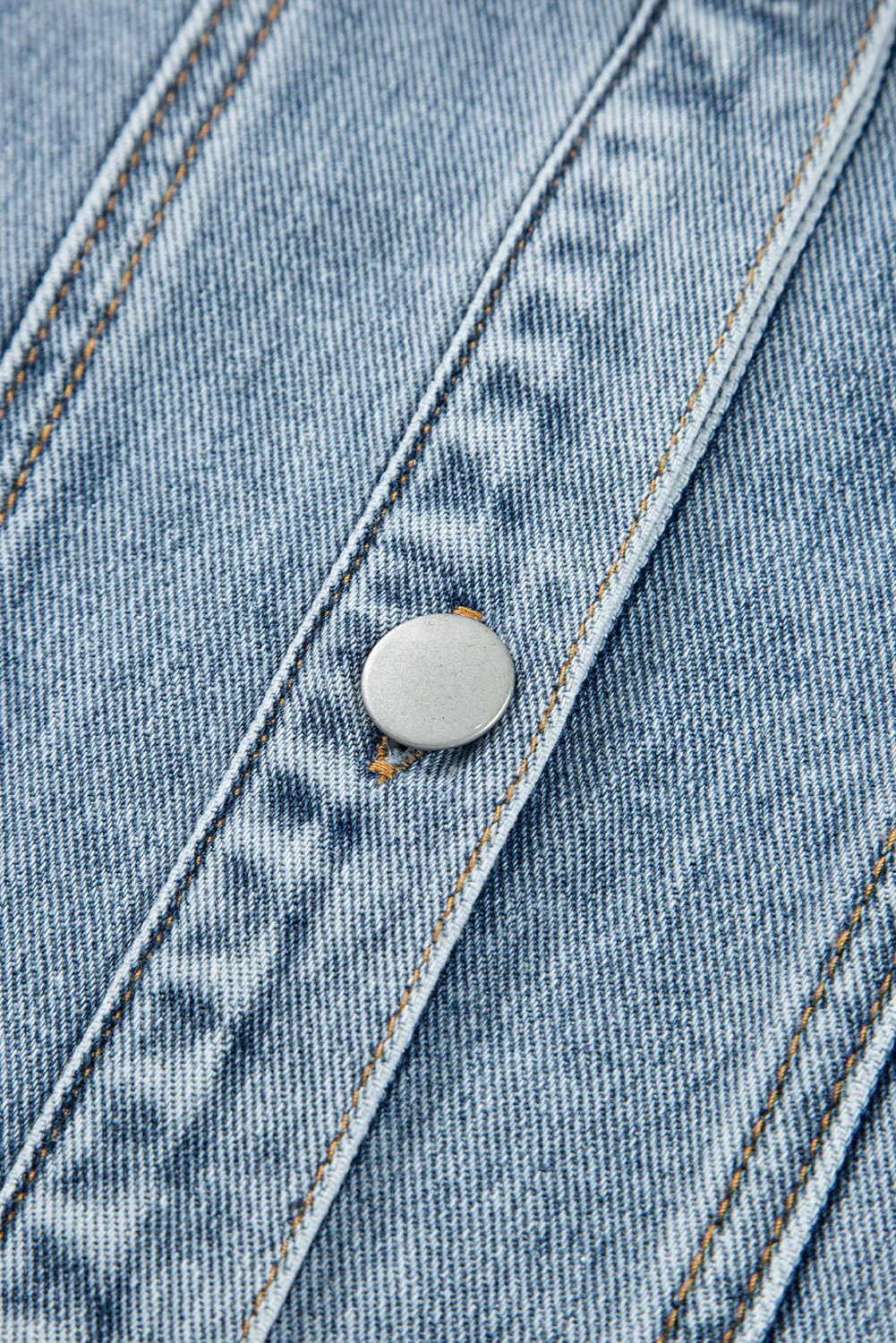 Solana Denim Jacket - Light Wash - Image 11
