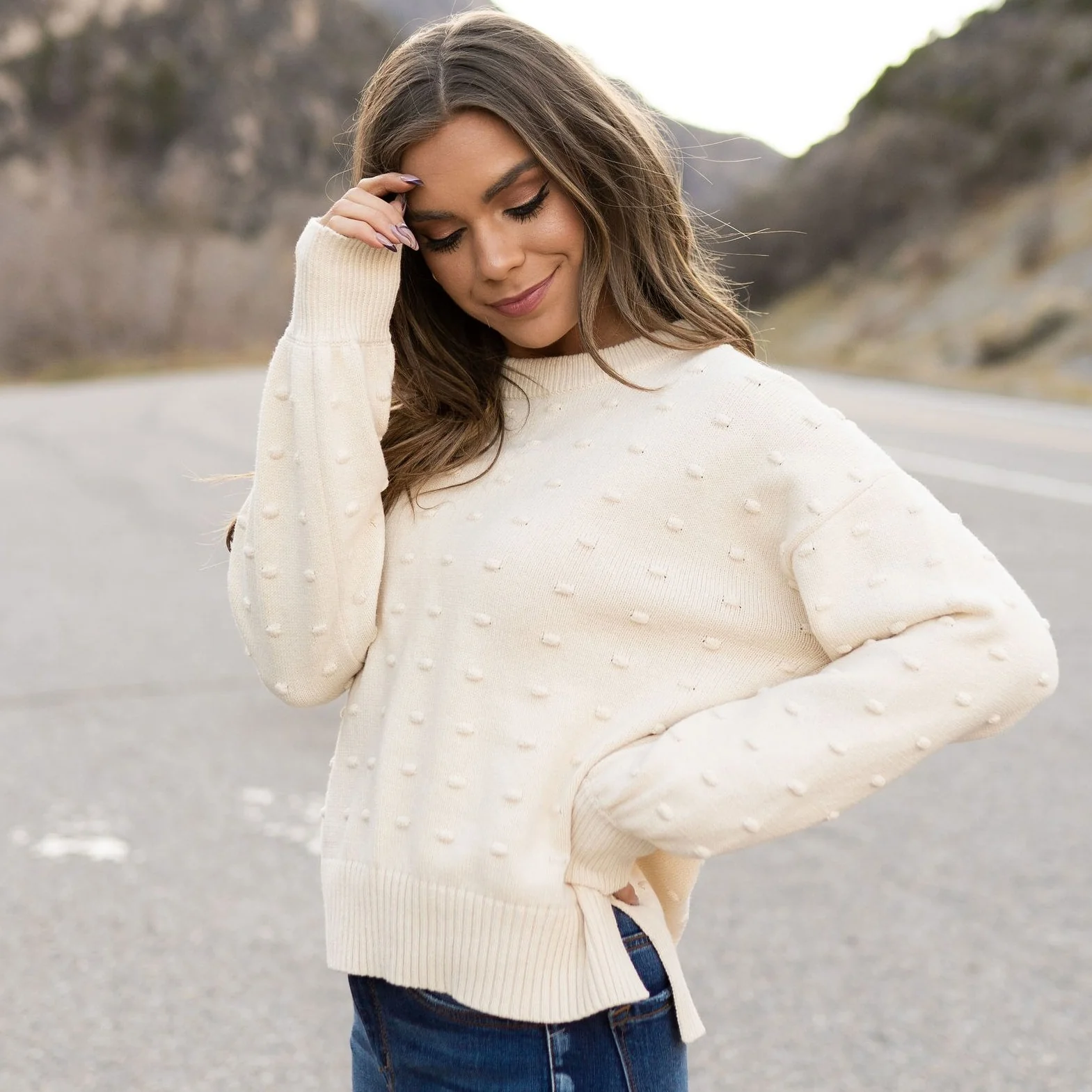 Parker Sweater - Ivory - Image 3
