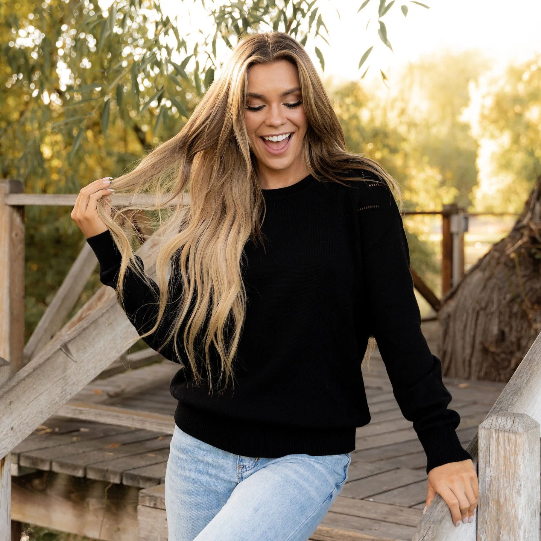 Peyton Sweater - Black - Image 4