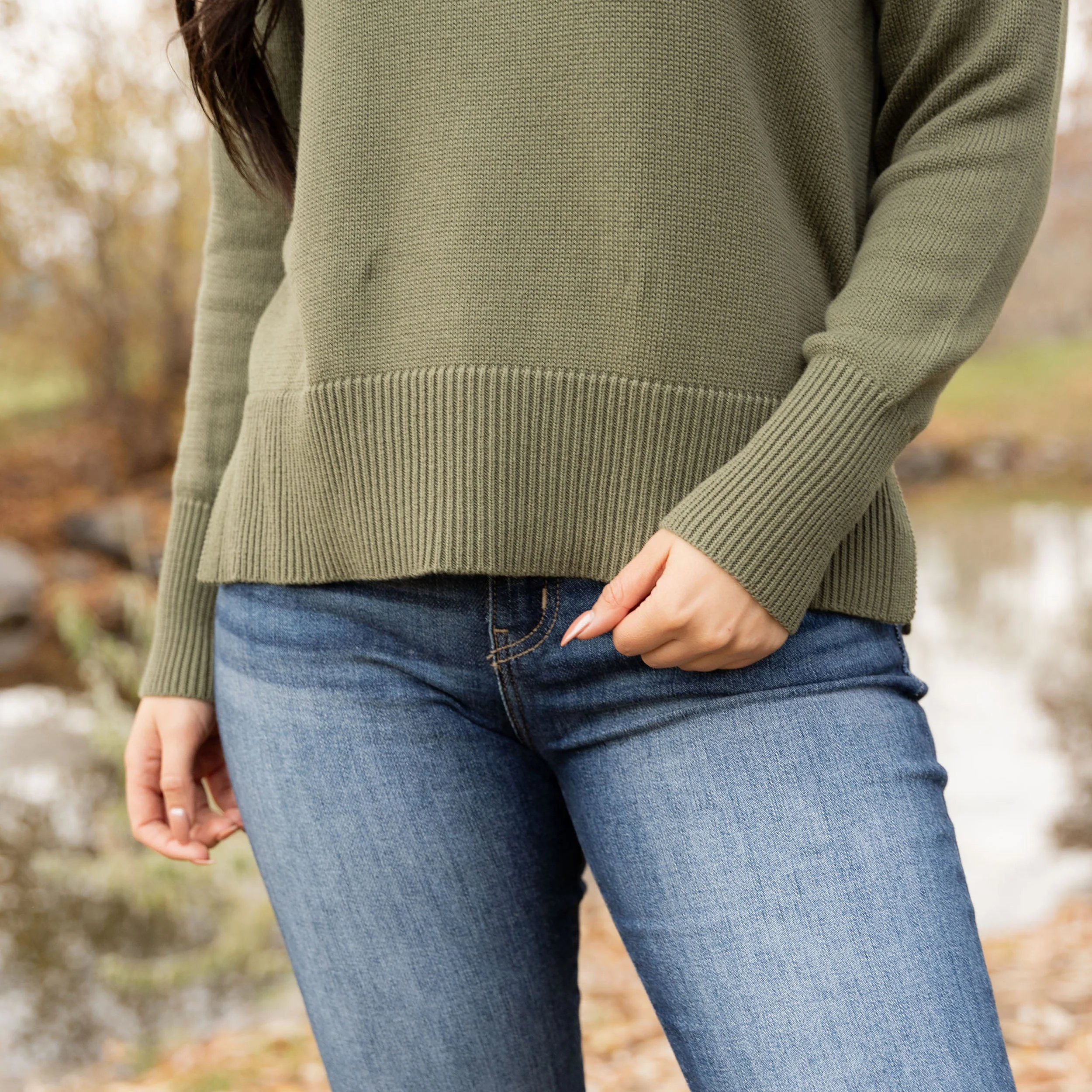 Haisley Sweater - Moss - Image 4