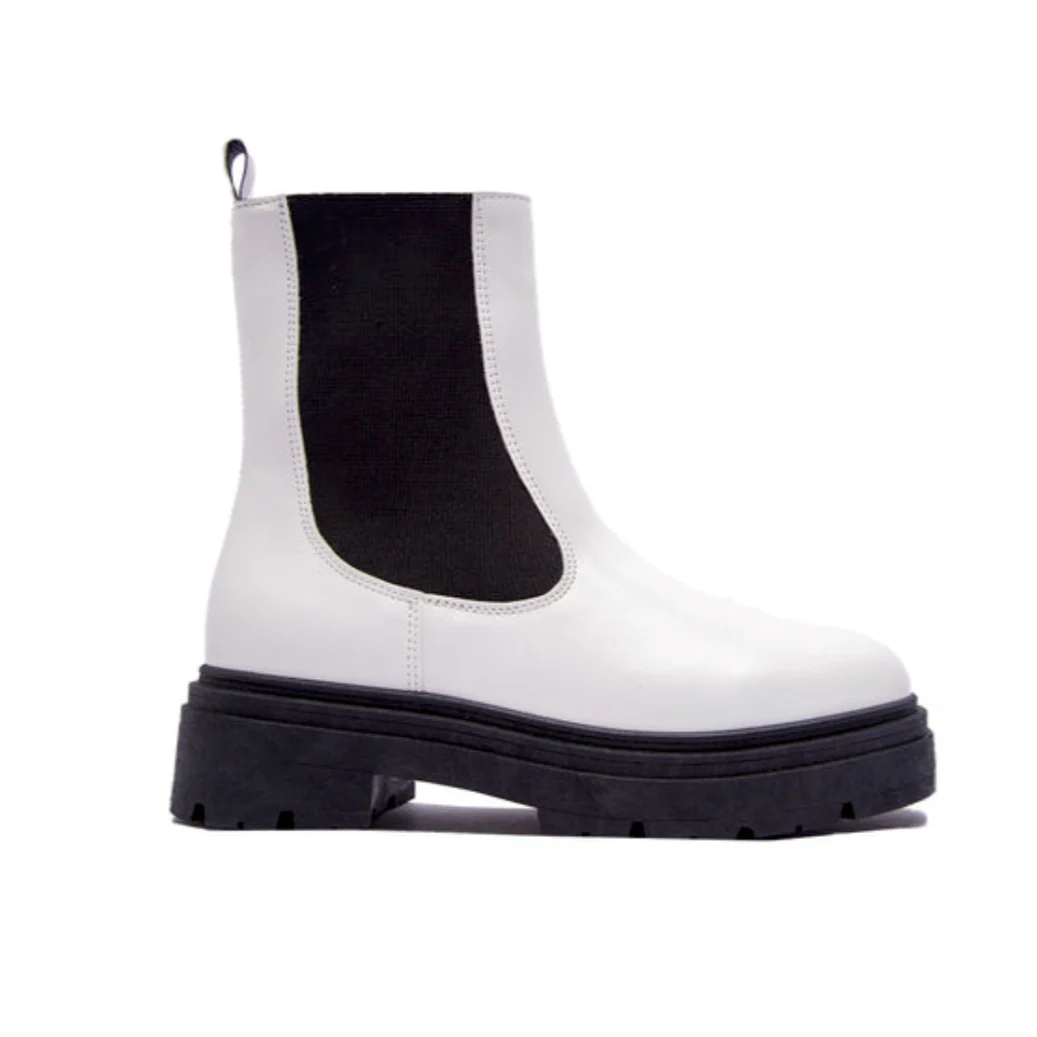 Rowen Platform Boots - White - Image 3