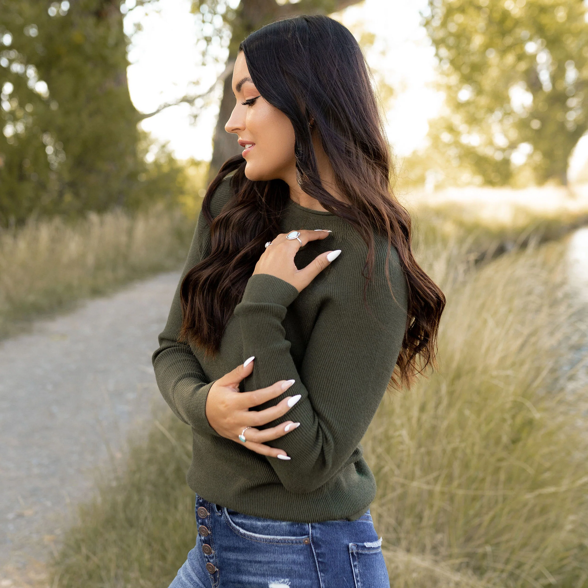 Ruth Sweater - Forest - Image 4
