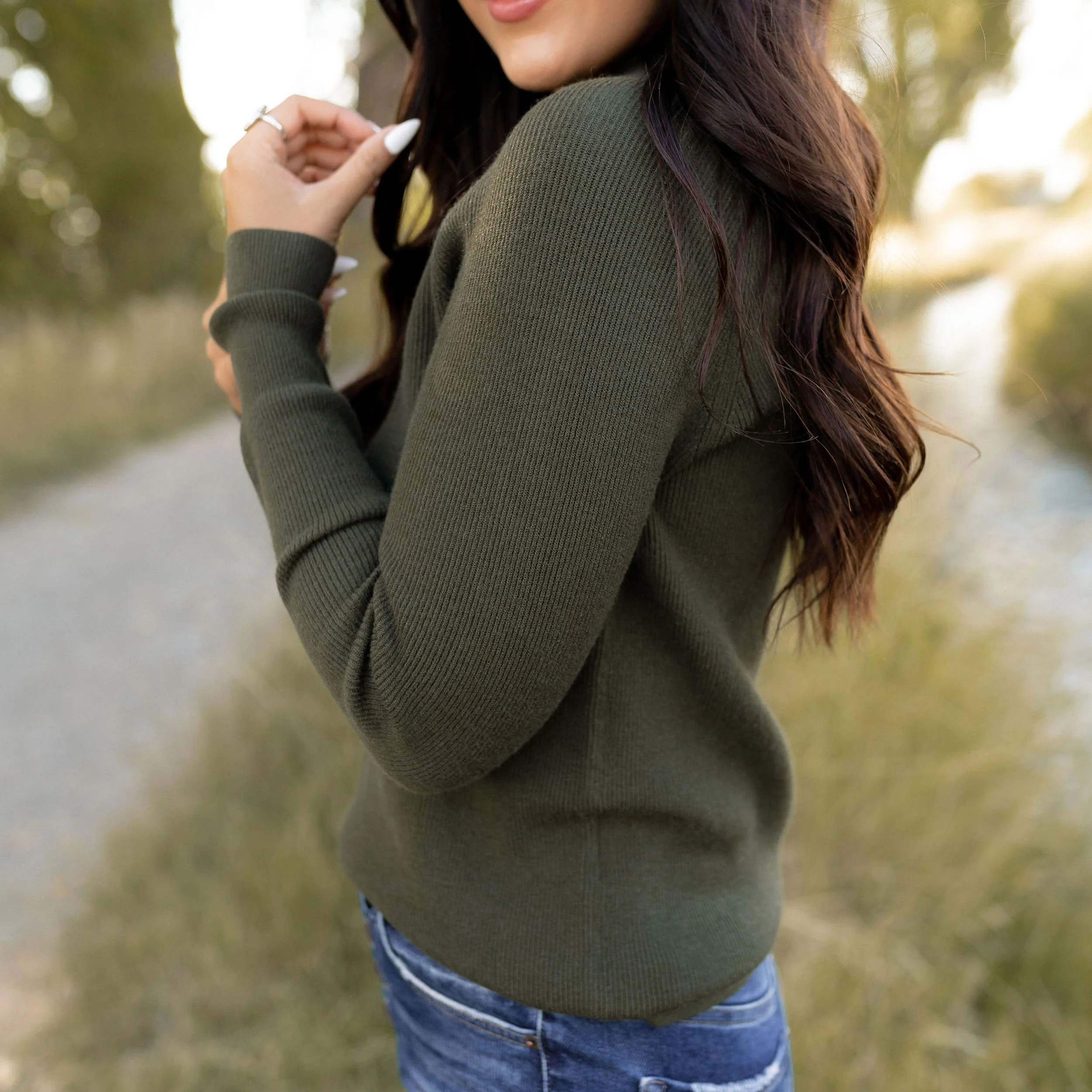 Ruth Sweater - Forest - Image 5