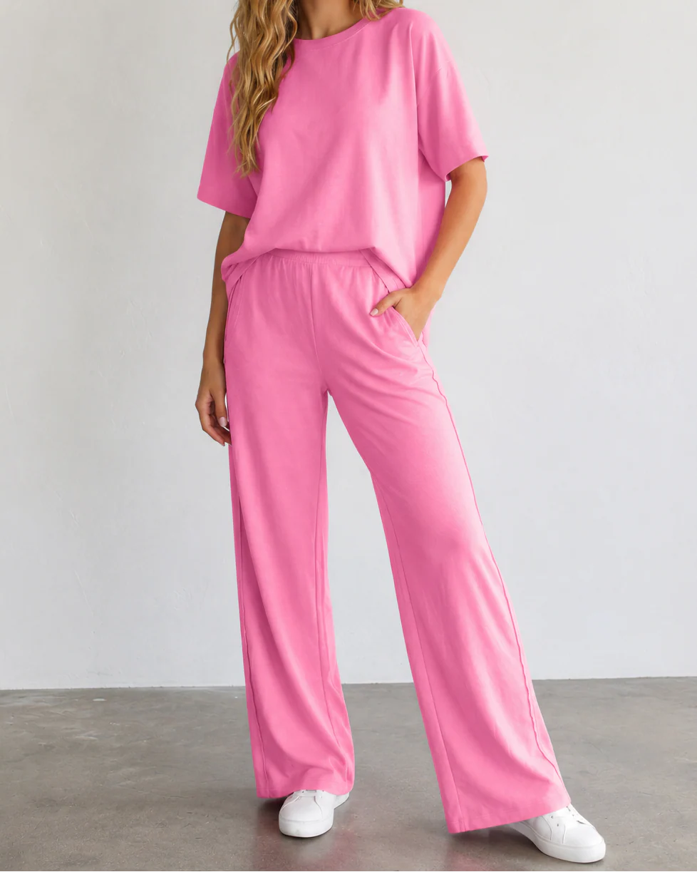 Jaycee Pocketed Tee Casual Pants 2pcs Outfit - Image 7