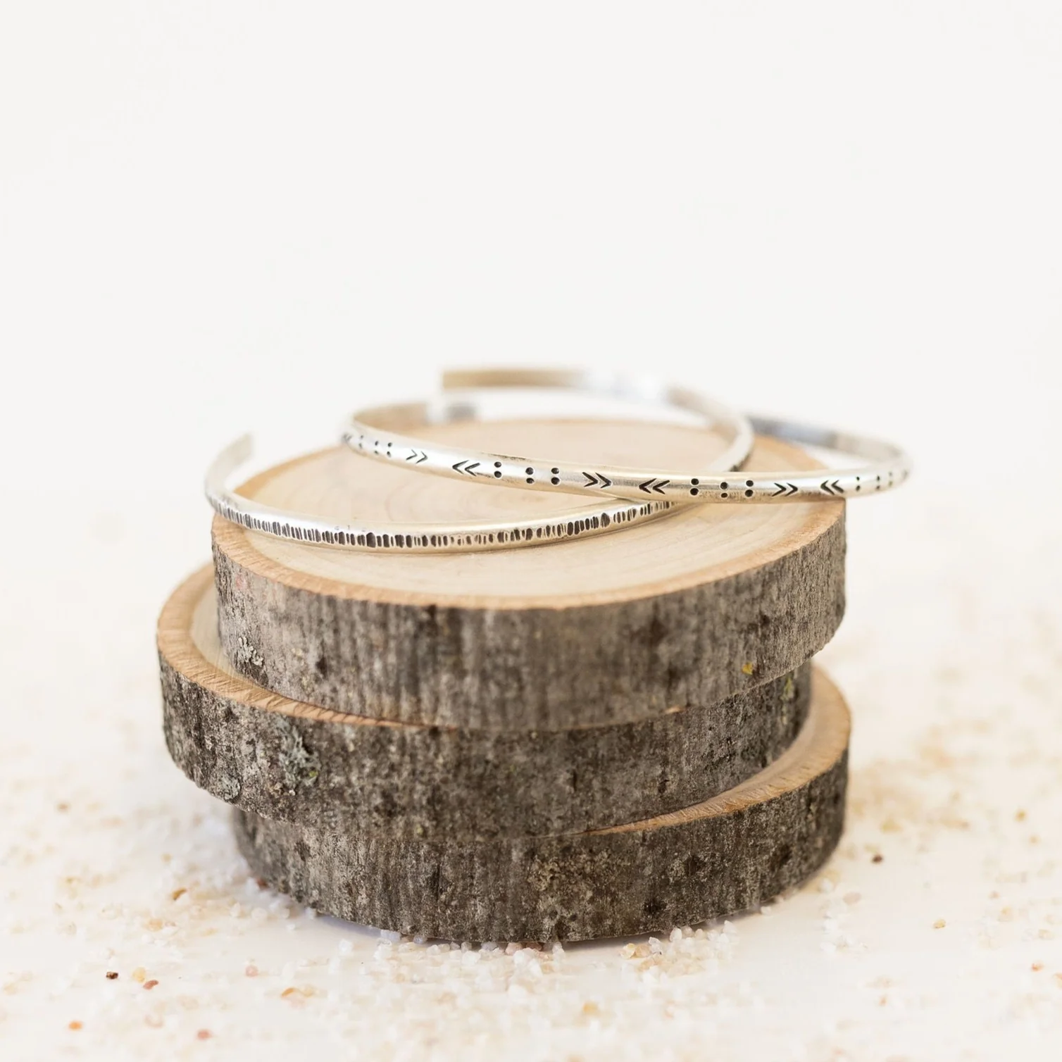 Stamped Cuff Bracelets - Image 3