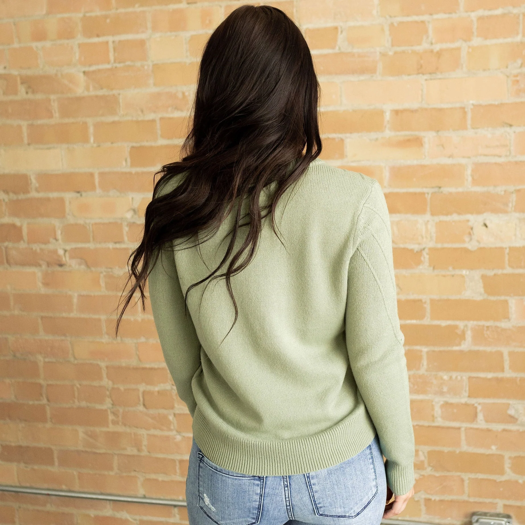 Stella Sweater - Light Sage - Image 7