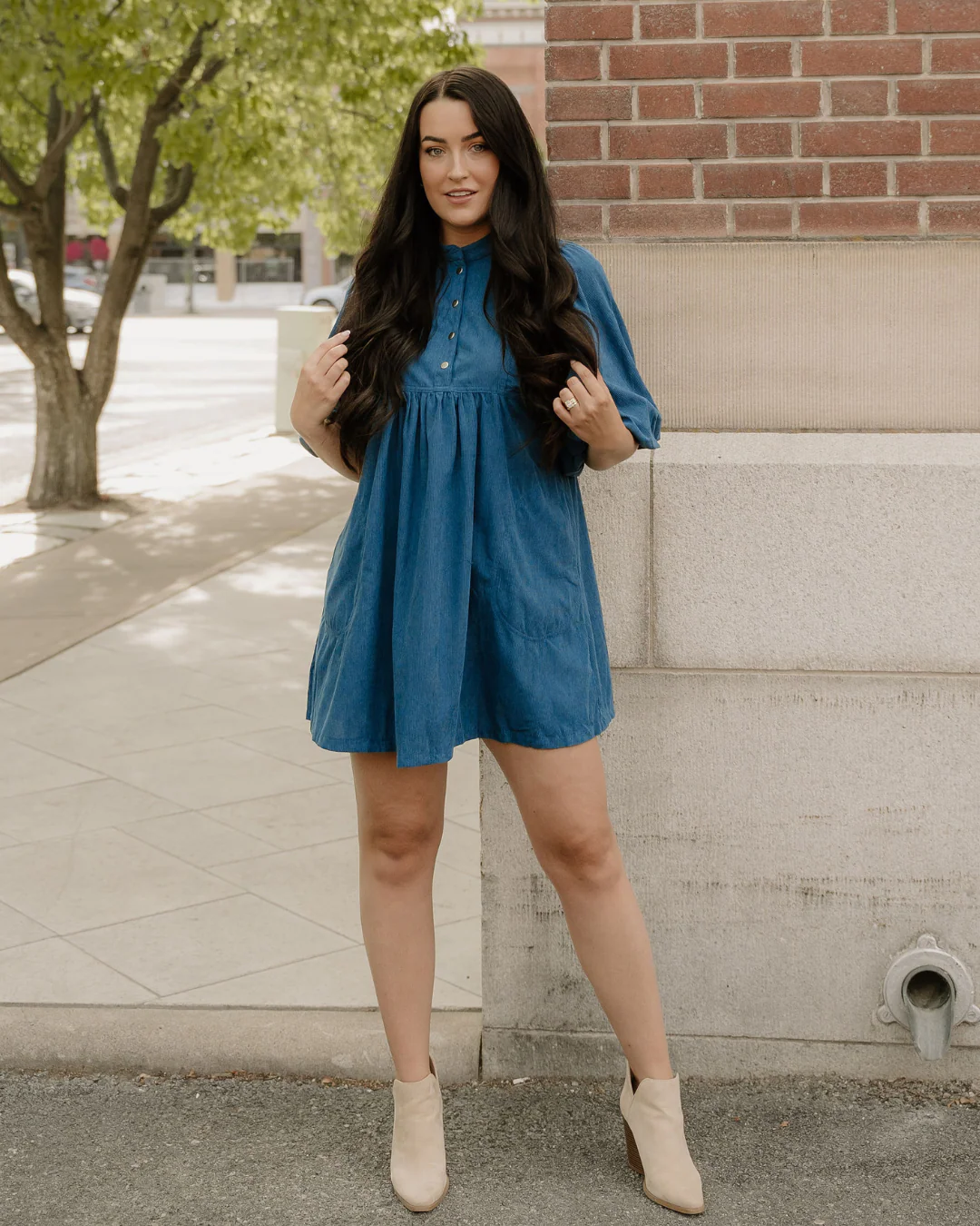 Sutton Dress - Teal - Image 2