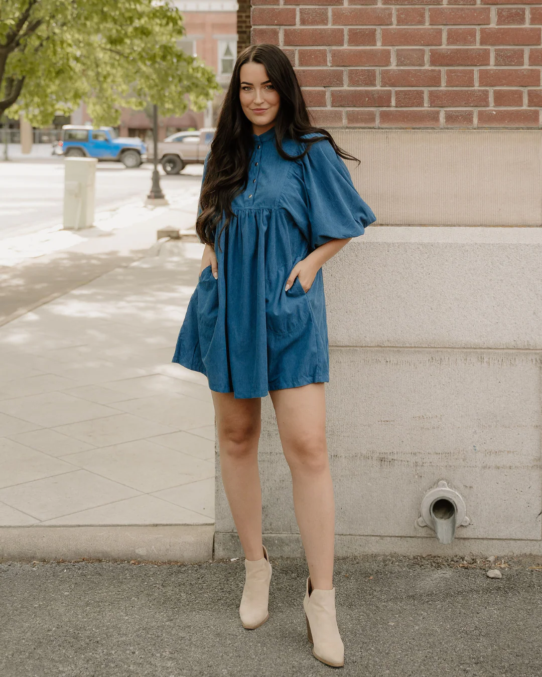 Sutton Dress - Teal - Image 6