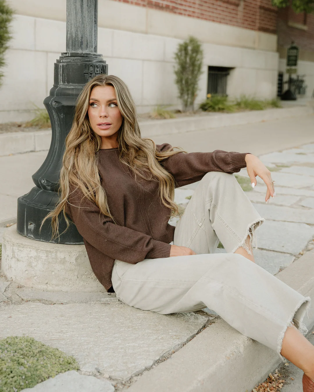 Rosa Sweater - Heather Brown - Image 4