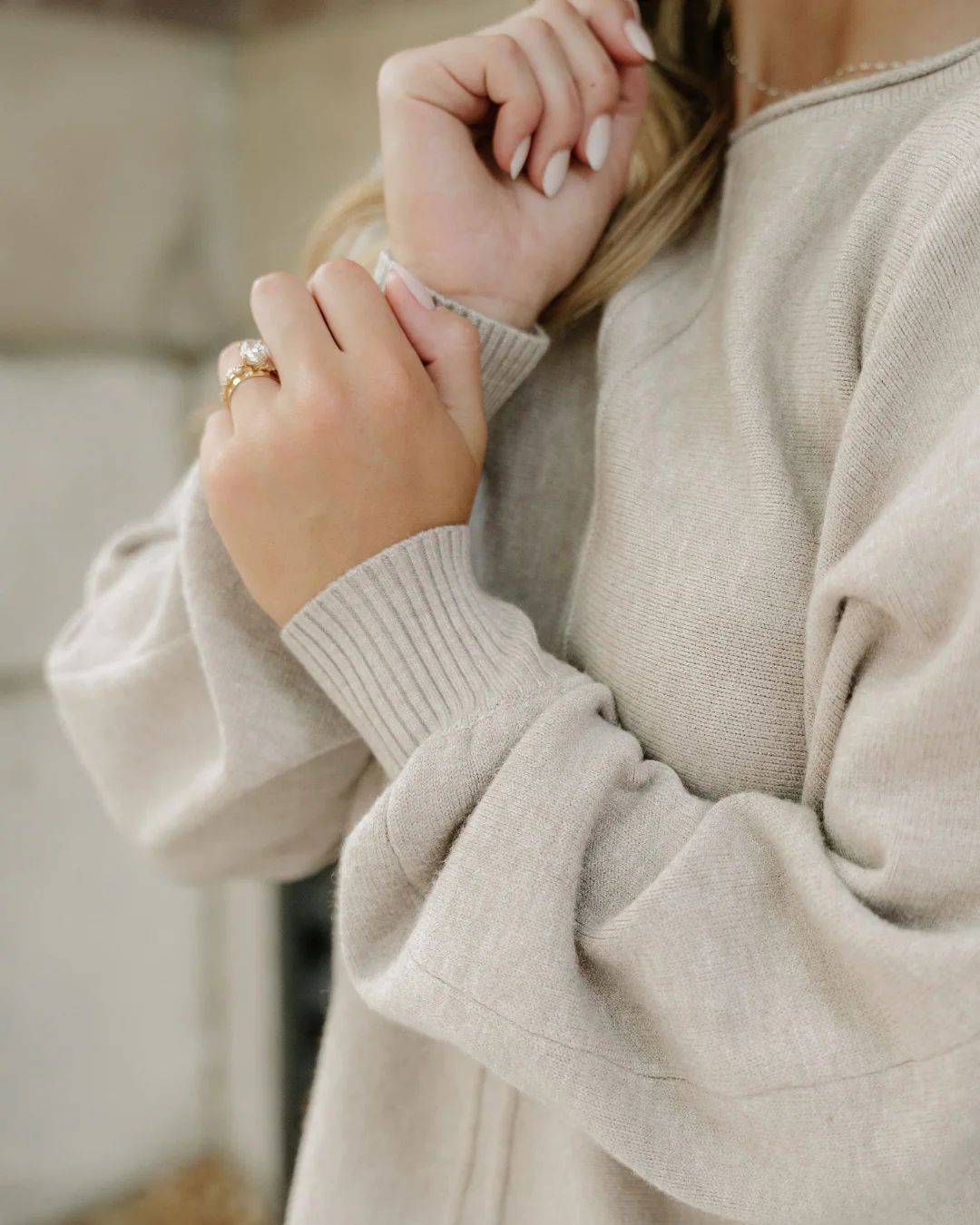 Rosa Sweater - Heather Mocha - Image 7