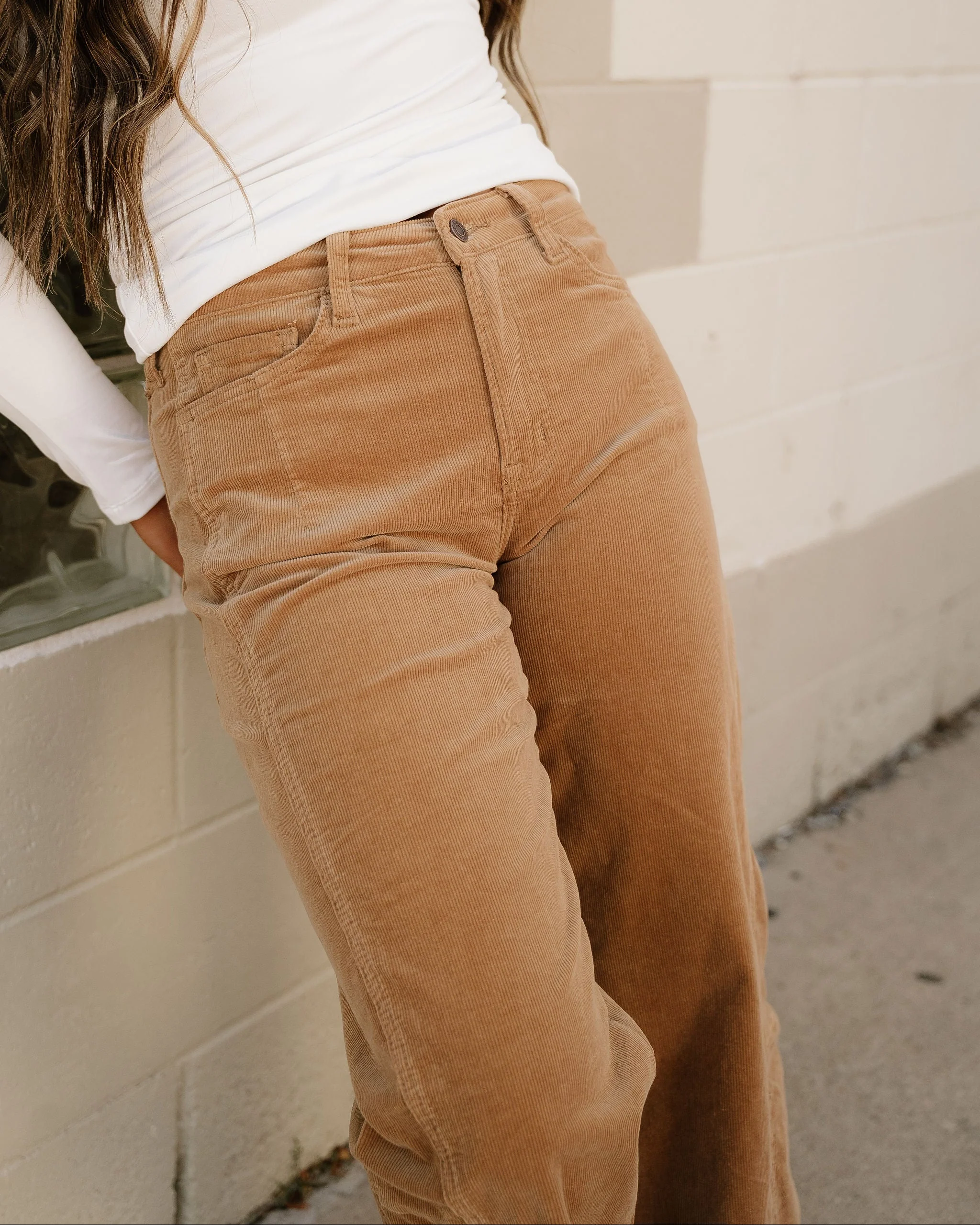 Corduroy Barrel Pants - Vervet - Image 14