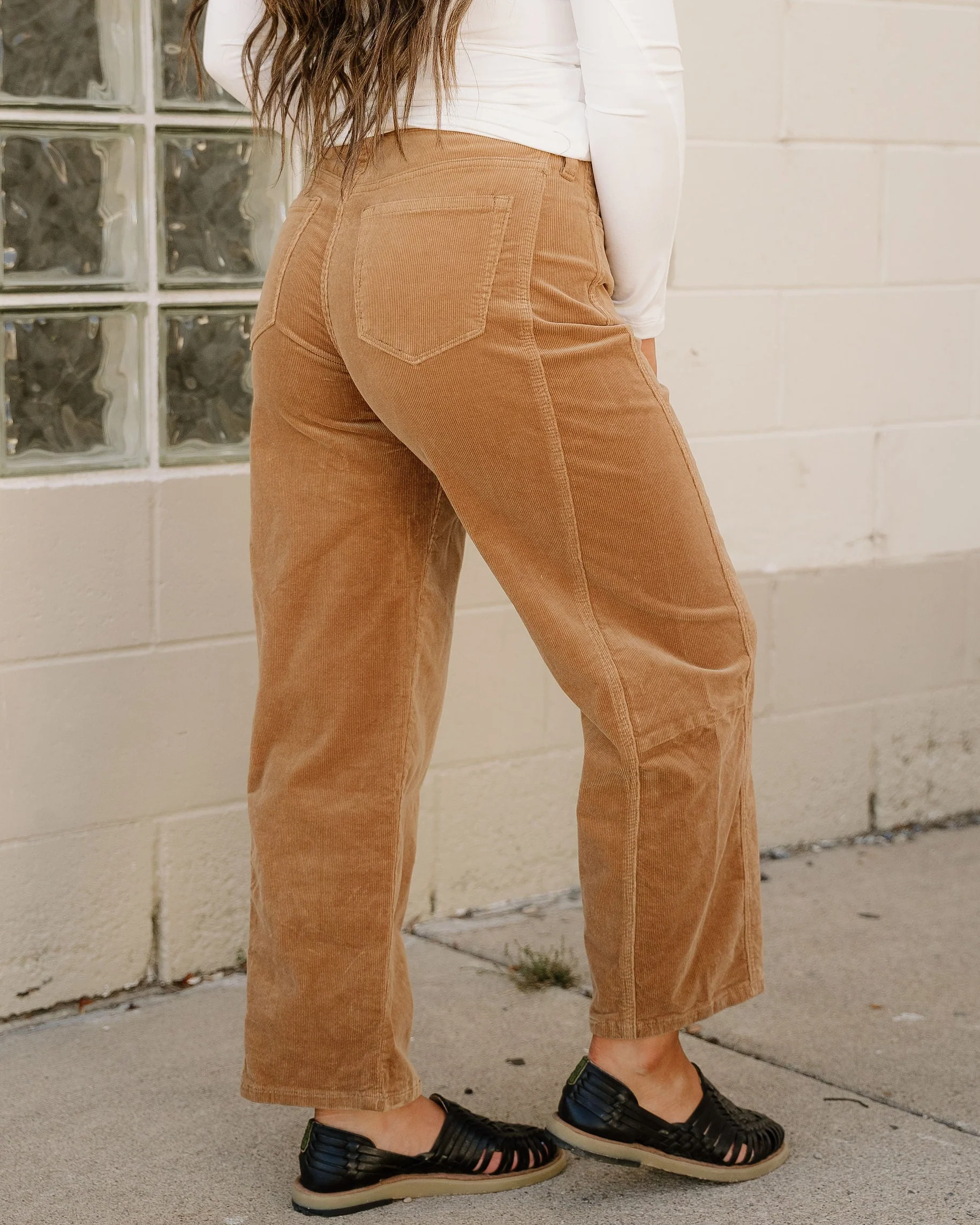 Corduroy Barrel Pants - Vervet - Image 16